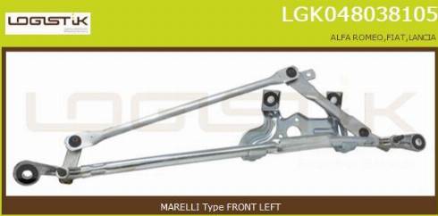 LGK LGK048038105 - Legaturi stergator parbriz aaoparts.ro
