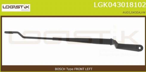 LGK LGK043018102 - Brat stergator, parbriz aaoparts.ro