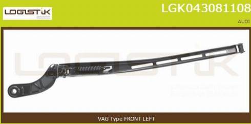 LGK LGK043081108 - Brat stergator, parbriz aaoparts.ro