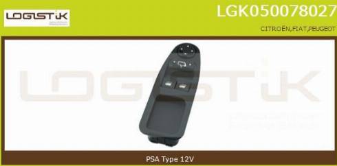 LGK LGK050078027 - Comutator,macara geam aaoparts.ro