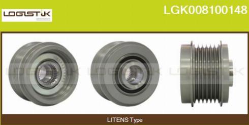 LGK LGK008100148 - Fulie, alternator aaoparts.ro