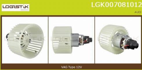 LGK LGK007081012 - Ventilator, habitaclu aaoparts.ro
