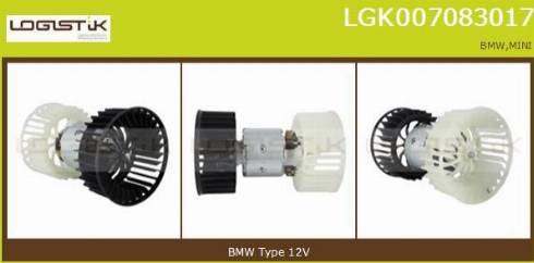 LGK LGK007083017 - Ventilator, habitaclu aaoparts.ro