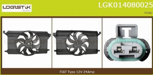 LGK LGK014080025 - Motor electric,ventilator aaoparts.ro