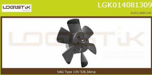 LGK LGK014081309 - Ventilator, radiator aaoparts.ro