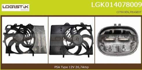 LGK LGK014078009 - Motor electric,ventilator aaoparts.ro