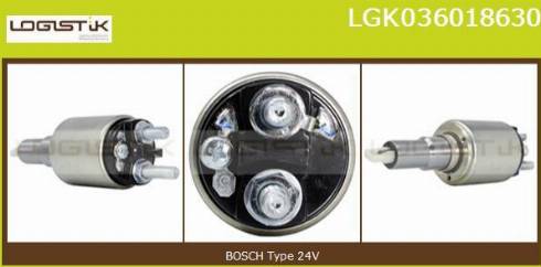 LGK LGK036018630 - Solenoid, electromotor aaoparts.ro