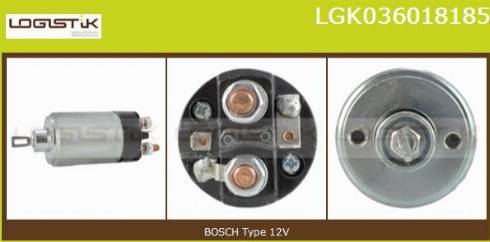 LGK LGK036018185 - Solenoid, electromotor aaoparts.ro