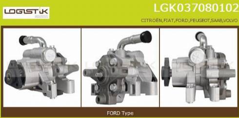 LGK LGK037080102 - Pompa hidraulica, sistem de directie aaoparts.ro