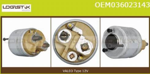 LGK OEM036023143 - Solenoid, electromotor aaoparts.ro