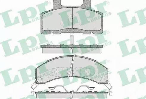 LPR 05P460 - Set placute frana,frana disc aaoparts.ro