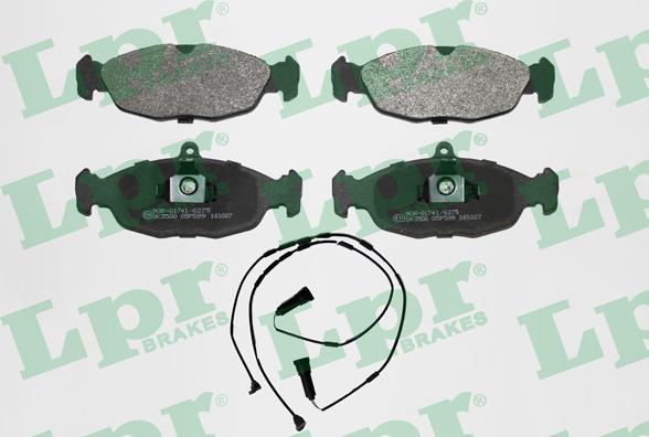 LPR 05P599A - Set placute frana,frana disc aaoparts.ro