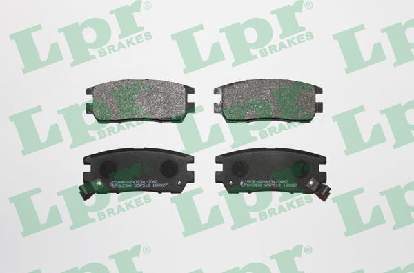 LPR 05P518 - Set placute frana,frana disc aaoparts.ro