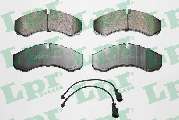 LPR 05P684E - Set placute frana,frana disc aaoparts.ro