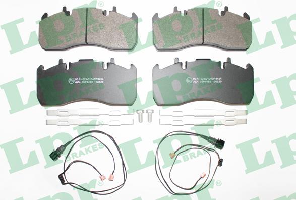 LPR 05P1492B - Set placute frana,frana disc aaoparts.ro