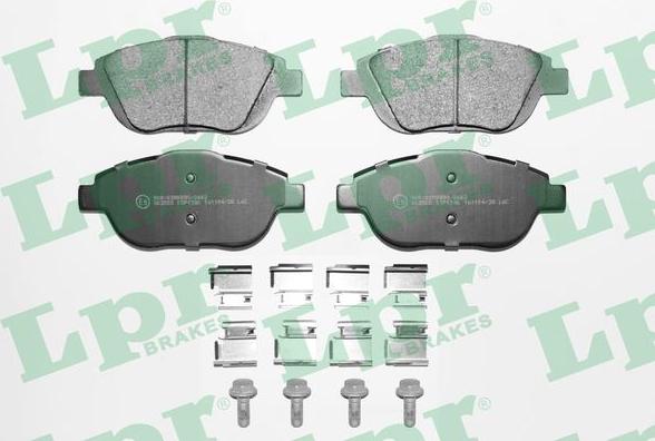 LPR 05P1590K - Set placute frana,frana disc aaoparts.ro