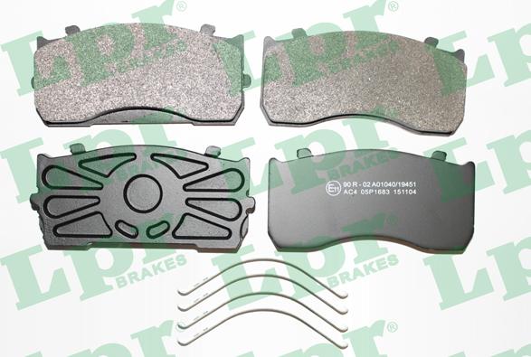 LPR 05P1683 - Set placute frana,frana disc aaoparts.ro