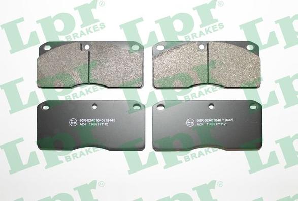 LPR 05P1149 - Set placute frana,frana disc aaoparts.ro