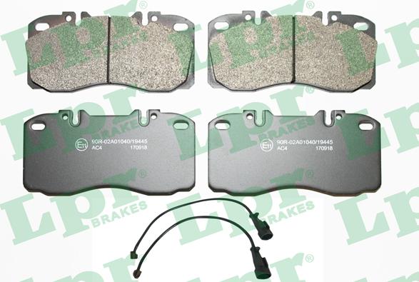 LPR 05P1164A - Set placute frana,frana disc aaoparts.ro