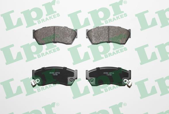 LPR 05P186 - Set placute frana,frana disc aaoparts.ro