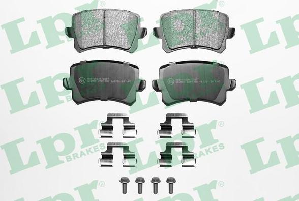 LPR 05P1390K - Set placute frana,frana disc aaoparts.ro