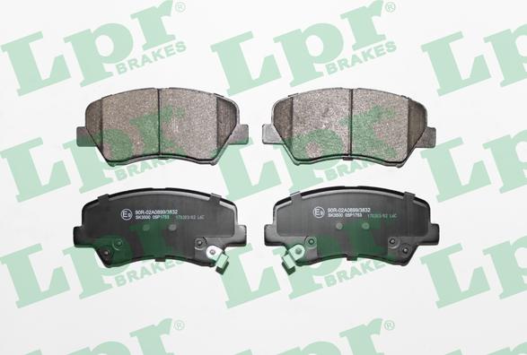 LPR 05P1753 - Set placute frana,frana disc aaoparts.ro