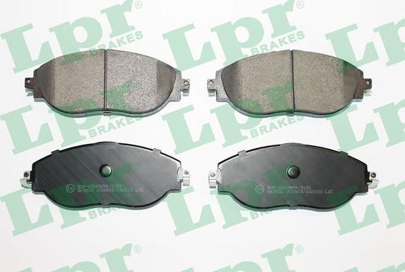 LPR 05P2163 - Set placute frana,frana disc aaoparts.ro