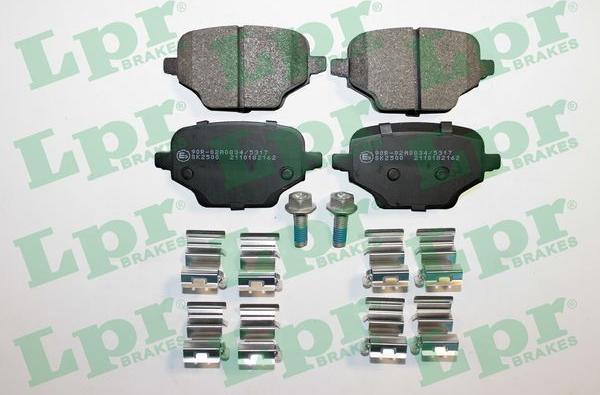 LPR 05P2162K - Set placute frana,frana disc aaoparts.ro