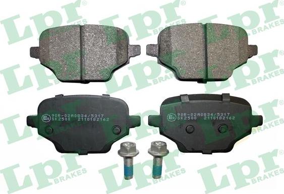 LPR 05P2162 - Set placute frana,frana disc aaoparts.ro