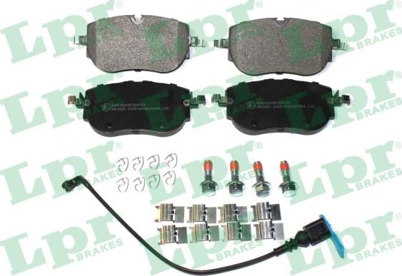 LPR 05P2260AK - Set placute frana,frana disc aaoparts.ro