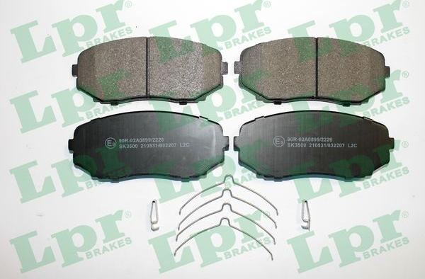 LPR 05P2207 - Set placute frana,frana disc aaoparts.ro
