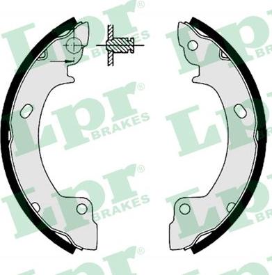 LPR 06410 - Set saboti frana aaoparts.ro