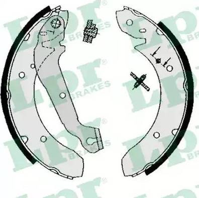 LPR 01360 - Set saboti frana aaoparts.ro