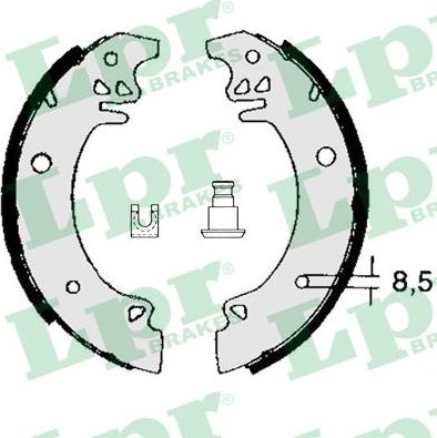 LPR 02750 - Set saboti frana aaoparts.ro