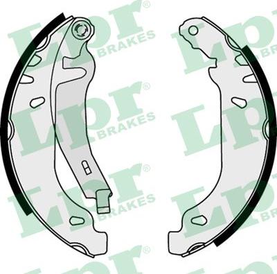 LPR 07820 - Set saboti frana aaoparts.ro