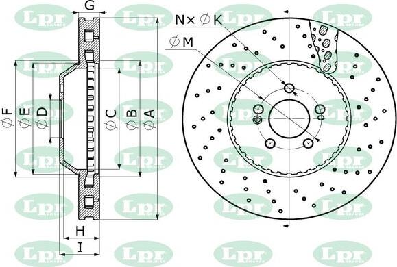 LPR-CN M2106V - Disc frana aaoparts.ro