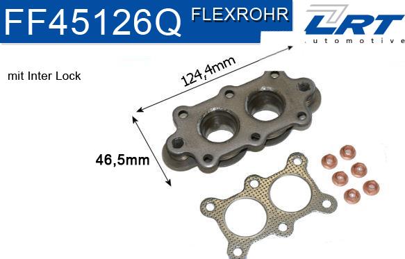 LRT FF45126Q - Teava reparatie, catalizator aaoparts.ro