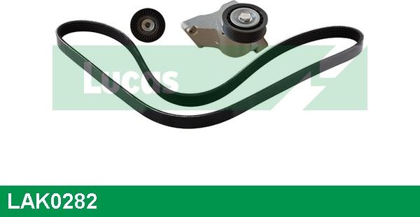 LUCAS LAK0282 - Set curea transmisie cu caneluri aaoparts.ro