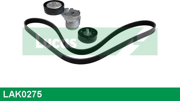 LUCAS LAK0275 - Set curea transmisie cu caneluri aaoparts.ro