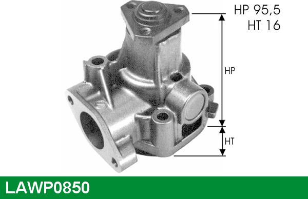 LUCAS LAWP0850 - Pompa apa aaoparts.ro