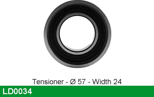 LUCAS LD0034 - Rola intinzator,curea distributie aaoparts.ro