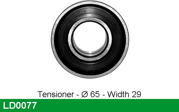 LUCAS LD0077 - Rola intinzator,curea distributie aaoparts.ro