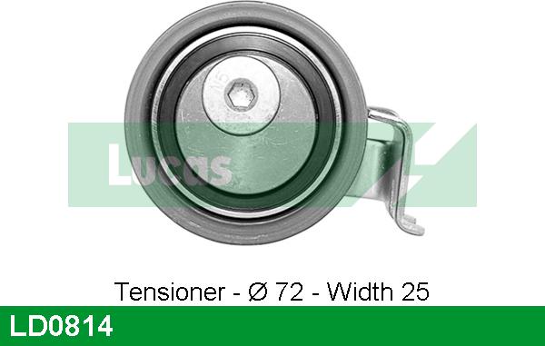 LUCAS LD0814 - Rola intinzator,curea distributie aaoparts.ro