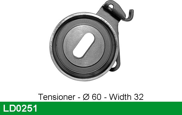 LUCAS LD0251 - Rola intinzator,curea distributie aaoparts.ro