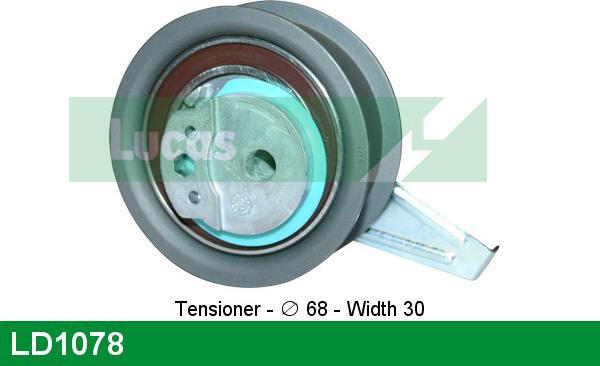 LUCAS LD1078 - Rola intinzator,curea distributie aaoparts.ro