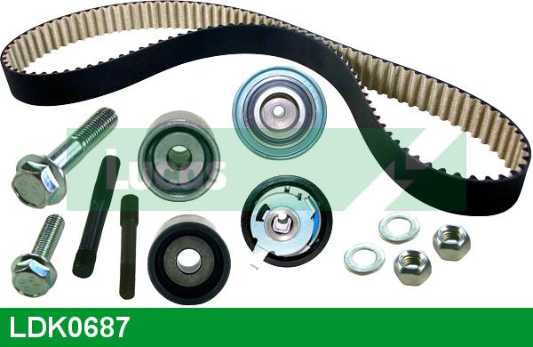 LUCAS LDK0687 - Set curea de distributie aaoparts.ro