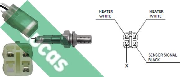 LUCAS LEB5064 - Sonda Lambda aaoparts.ro