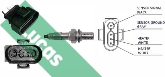 LUCAS LEB5060 - Sonda Lambda aaoparts.ro