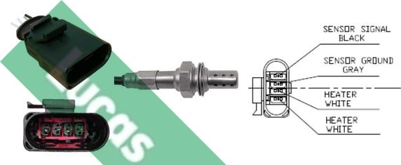 LUCAS LEB5490 - Sonda Lambda aaoparts.ro