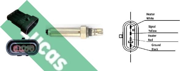 LUCAS LEB697 - Sonda Lambda aaoparts.ro